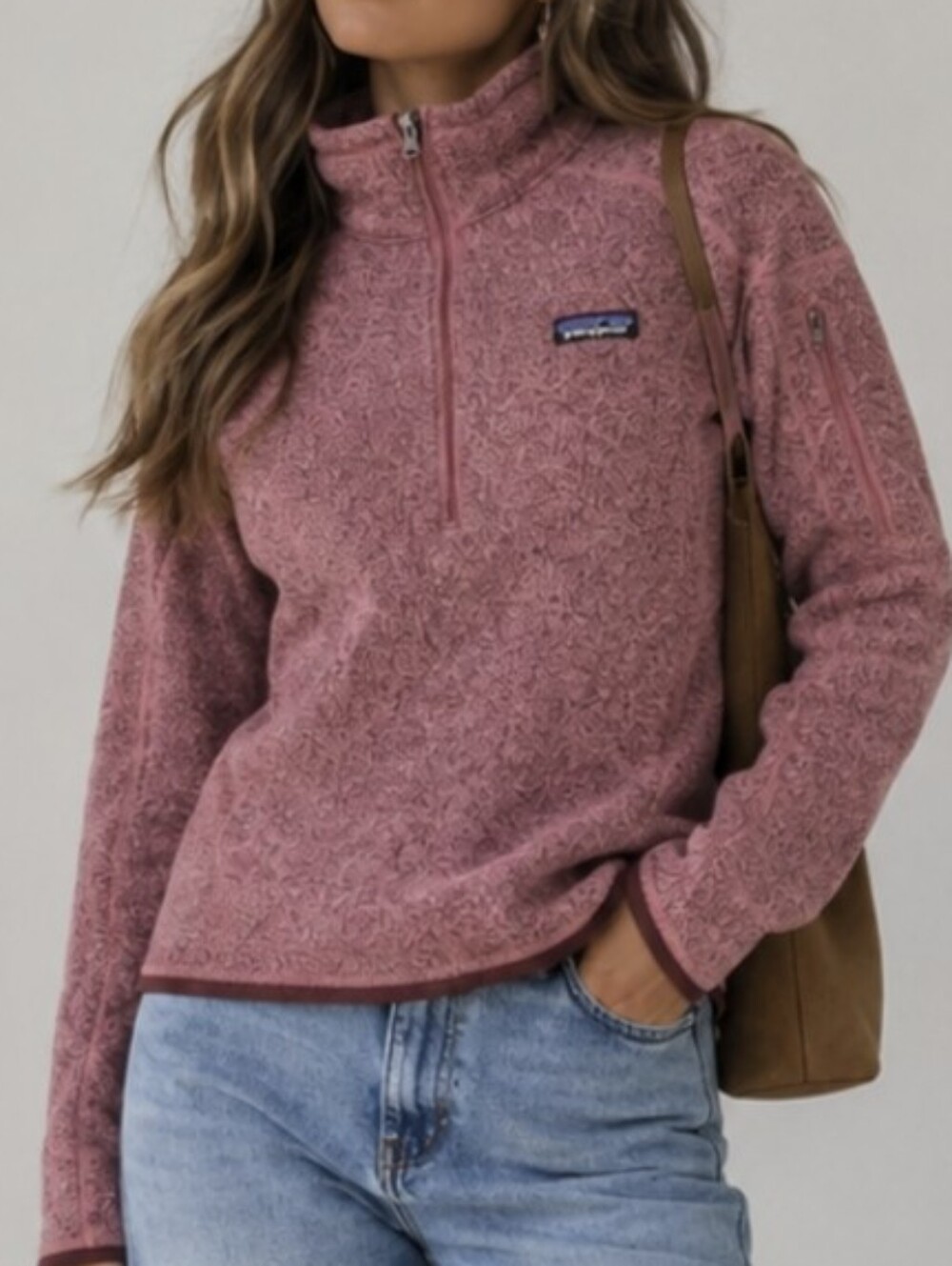 Patagonia Pink Better Sweater Quarter-Zip Size XS Quarter Zip Fleece Pullover